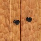 vidaXL Armarios auxiliares 3 uds madera maciza de acacia 60x33x75 cm vidaXL Armarios auxiliares 3 uds madera maciza de acacia 60x33x75 cm