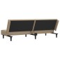 vidaXL Sofá cama de 2 plazas cuero sintético color capuchino vidaXL Sofá cama de 2 plazas cuero sintético color capuchino