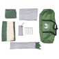vidaXL Tienda de privacidad tafetán 190T verde 121x121x225 cm