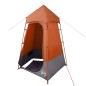 vidaXL Tienda de privacidad tafetán 190T naranja y gris 121x121x225 cm vidaXL Tienda de privacidad tafetán 190T naranja y gris 121x121x225 cm