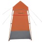 vidaXL Tienda de privacidad tafetán 190T naranja y gris 121x121x225 cm vidaXL Tienda de privacidad tafetán 190T naranja y gris 121x121x225 cm