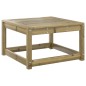 vidaXL Juego de muebles de jardín 4 pzas madera de pino impregnada vidaXL Juego de muebles de jardín 4 pzas madera de pino impregnada