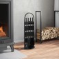 vidaXL Set de herramientas para chimenea 5 pzas acero 23x15x66 cm vidaXL Set de herramientas para chimenea 5 pzas acero 23x15x66 cm