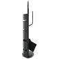 vidaXL Set de herramientas para chimenea 5 pzas acero 23x15x66 cm vidaXL Set de herramientas para chimenea 5 pzas acero 23x15x66 cm