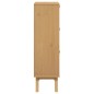 vidaXL Zapatero OLDEN madera maciza de pino gris y marrón 55x35x120 cm vidaXL Zapatero OLDEN madera maciza de pino gris y marrón 55x35x120 cm