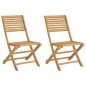 vidaXL Sillas de jardín plegables 2 uds madera acacia 48,5x61,5x87 cm vidaXL Sillas de jardín plegables 2 uds madera acacia 48,5x61,5x87 cm