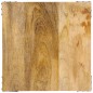 vidaXL Mesa auxiliar de madera maciza de mango y hierro 45x45x50 cm vidaXL Mesa auxiliar de madera maciza de mango y hierro 45x45x50 cm