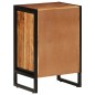 vidaXL Mueble de baño madera maciza de acacia y hierro 40x30x60 cm vidaXL Mueble de baño madera maciza de acacia y hierro 40x30x60 cm