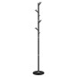 vidaXL Perchero de hierro con recubrimiento en polvo negro 175 cm vidaXL Perchero de hierro con recubrimiento en polvo negro 175 cm