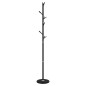 vidaXL Perchero de hierro con recubrimiento en polvo negro 175 cm vidaXL Perchero de hierro con recubrimiento en polvo negro 175 cm
