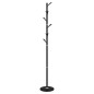 vidaXL Perchero de hierro con recubrimiento en polvo negro 175 cm vidaXL Perchero de hierro con recubrimiento en polvo negro 175 cm