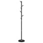 vidaXL Perchero de hierro con recubrimiento en polvo negro 175 cm vidaXL Perchero de hierro con recubrimiento en polvo negro 175 cm