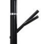 vidaXL Perchero de hierro con recubrimiento en polvo negro 175 cm vidaXL Perchero de hierro con recubrimiento en polvo negro 175 cm
