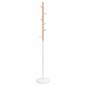 vidaXL Perchero de hierro con recubrimiento en polvo blanco 177 cm vidaXL Perchero de hierro con recubrimiento en polvo blanco 177 cm