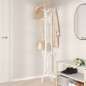 vidaXL Perchero de hierro con recubrimiento en polvo blanco 176 cm vidaXL Perchero de hierro con recubrimiento en polvo blanco 176 cm