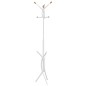 vidaXL Perchero de hierro con recubrimiento en polvo blanco 176 cm vidaXL Perchero de hierro con recubrimiento en polvo blanco 176 cm