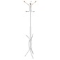vidaXL Perchero de hierro con recubrimiento en polvo blanco 176 cm vidaXL Perchero de hierro con recubrimiento en polvo blanco 176 cm
