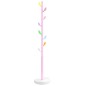 vidaXL Perchero de hierro con recubrimiento en polvo rosa 172 cm