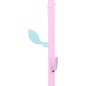vidaXL Perchero de hierro con recubrimiento en polvo rosa 172 cm