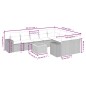 vidaXL Set de sofás de jardín 10 pzas cojines ratán sintético negro vidaXL Set de sofás de jardín 10 pzas cojines ratán sintético negro