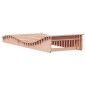 vidaXL Tumbona de madera maciza Douglas 205x80x31,5 cm