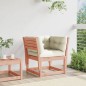 vidaXL Sofá de jardín con reposabrazos cojines madera maciza Douglas vidaXL Sofá de jardín con reposabrazos cojines madera maciza Douglas