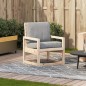 vidaXL Silla de jardín madera maciza de pino 57,5x63x76 cm vidaXL Silla de jardín madera maciza de pino 57,5x63x76 cm