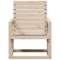 vidaXL Silla de jardín madera maciza de pino 57,5x63x76 cm vidaXL Silla de jardín madera maciza de pino 57,5x63x76 cm