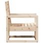 vidaXL Silla de jardín madera maciza de pino 57,5x63x76 cm vidaXL Silla de jardín madera maciza de pino 57,5x63x76 cm