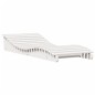 vidaXL Tumbona de madera maciza de pino blanca 205x80x31,5 cm vidaXL Tumbona de madera maciza de pino blanca 205x80x31,5 cm