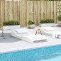 vidaXL Tumbona de madera maciza de pino blanca 205x80x31,5 cm vidaXL Tumbona de madera maciza de pino blanca 205x80x31,5 cm