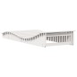 vidaXL Tumbona de madera maciza de pino blanca 205x80x31,5 cm vidaXL Tumbona de madera maciza de pino blanca 205x80x31,5 cm
