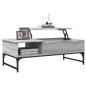 vidaXL Mesa de centro madera ingeniería metal gris Sonoma 100x50x35 cm vidaXL Mesa de centro madera ingeniería metal gris Sonoma 100x50x35 cm