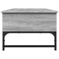 vidaXL Mesa de centro madera ingeniería metal gris Sonoma 100x50x35 cm vidaXL Mesa de centro madera ingeniería metal gris Sonoma 100x50x35 cm
