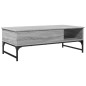 vidaXL Mesa de centro madera ingeniería metal gris Sonoma 100x50x35 cm vidaXL Mesa de centro madera ingeniería metal gris Sonoma 100x50x35 cm