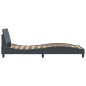 vidaXL Estructura cama con cabecero terciopelo gris oscuro 100x200 cm vidaXL Estructura cama con cabecero terciopelo gris oscuro 100x200 cm
