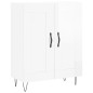 vidaXL Aparador alto madera contrachapada blanco brillo 69,5x34x180 cm vidaXL Aparador alto madera contrachapada blanco brillo 69,5x34x180 cm