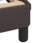 vidaXL Estructura de cama con cabecero de tela marrón 180x200 cm vidaXL Estructura de cama con cabecero de tela marrón 180x200 cm