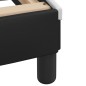vidaXL Estructura de cama con cabecero cuero sintético negro y blanco vidaXL Estructura de cama con cabecero cuero sintético negro y blanco