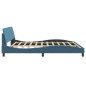 vidaXL Estructura de cama con cabecero terciopelo azul 200x200 cm vidaXL Estructura de cama con cabecero terciopelo azul 200x200 cm
