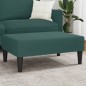 vidaXL Reposapiés de terciopelo verde oscuro 77x55x31 cm vidaXL Reposapiés de terciopelo verde oscuro 77x55x31 cm