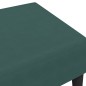vidaXL Reposapiés de terciopelo verde oscuro 77x55x31 cm vidaXL Reposapiés de terciopelo verde oscuro 77x55x31 cm
