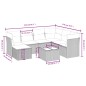 vidaXL Set de sofás de jardín 8 pzas y cojines ratán sintético gris vidaXL Set de sofás de jardín 8 pzas y cojines ratán sintético gris