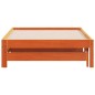 vidaXL Sofá cama nido madera maciza de pino marrón cera 90x200 cm vidaXL Sofá cama nido madera maciza de pino marrón cera 90x200 cm