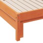 vidaXL Sofá cama nido madera maciza de pino marrón cera 90x200 cm vidaXL Sofá cama nido madera maciza de pino marrón cera 90x200 cm