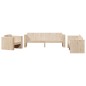 vidaXL Juego de muebles de jardín 2 piezas madera maciza de pino vidaXL Juego de muebles de jardín 2 piezas madera maciza de pino
