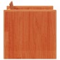 vidaXL Juego de muebles jardín 2 pzas madera maciza pino marrón cera vidaXL Juego de muebles jardín 2 pzas madera maciza pino marrón cera