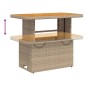 vidaXL Set comedor de jardín 2 pzas con cojines ratán sintético beige