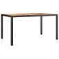 vidaXL Set de muebles jardín 5 pzas con cojines ratán sintético negro vidaXL Set de muebles jardín 5 pzas con cojines ratán sintético negro
