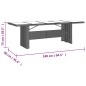 vidaXL Set comedor de jardín 9 pzas con cojines ratán sintético beige vidaXL Set comedor de jardín 9 pzas con cojines ratán sintético beige